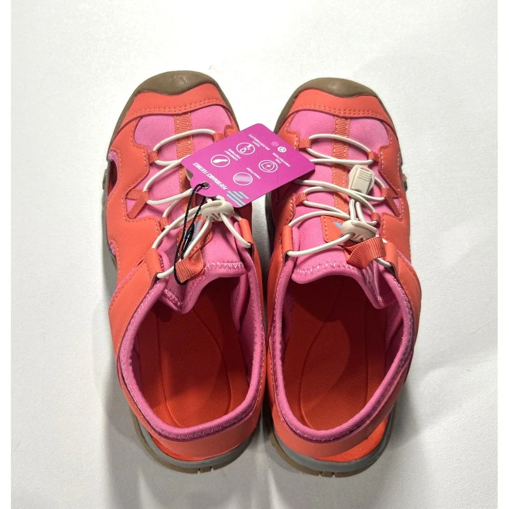 ZeroXposur Wallowa Kids Sport Sandals Size‎ 5 Coral Pink Closed Toe Shoes NEW